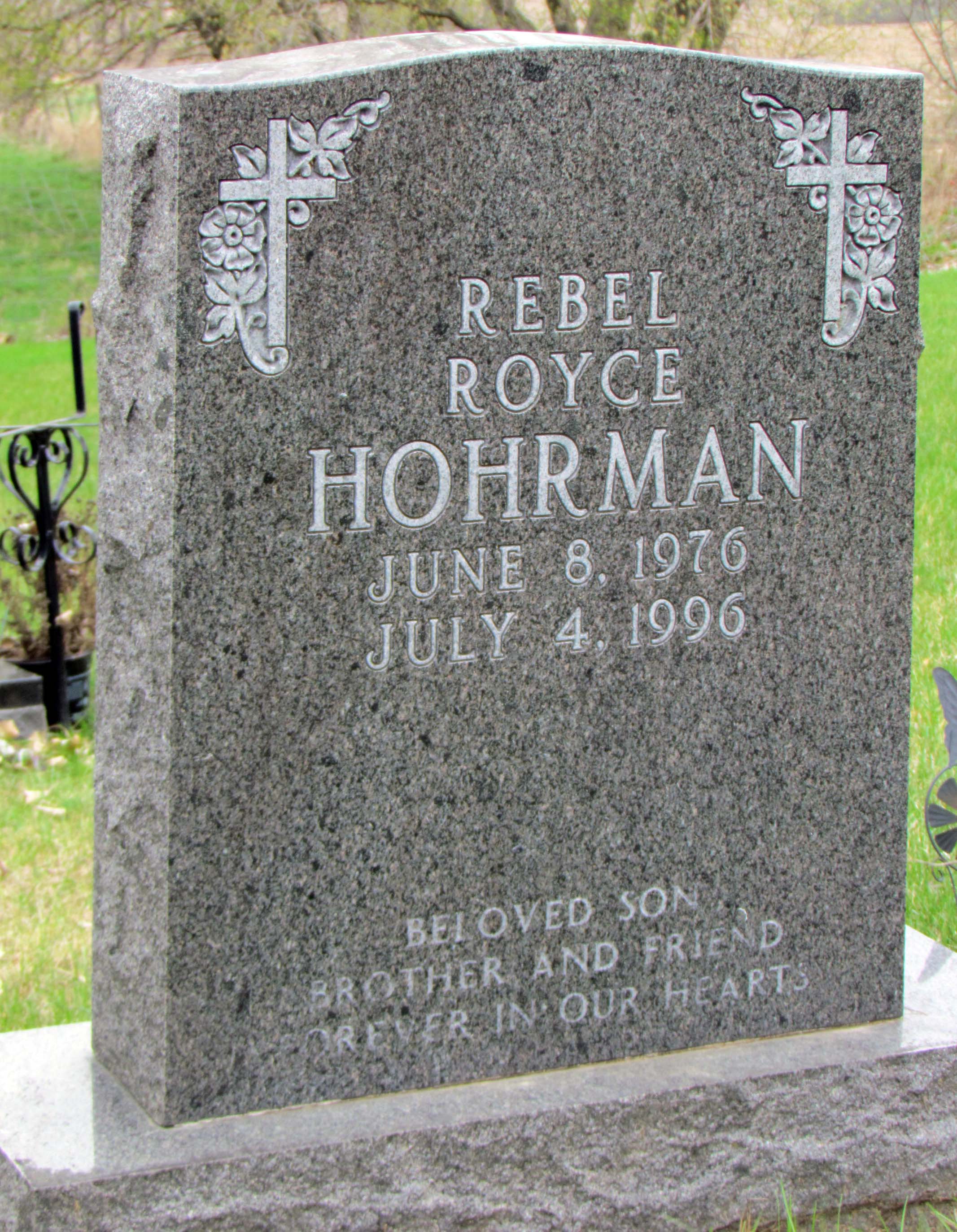 Photo for case Rebel Royce Hohrman