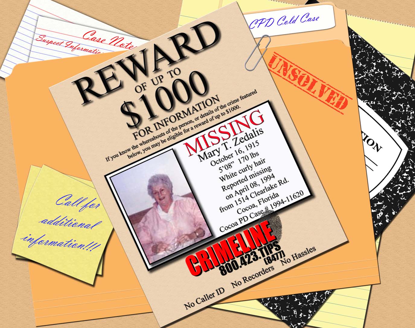 Photo for case Mary T. Zedalis Homicide (Cocoa PD)